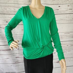 Studio M Long Sleeve Green Shirt XS NWT